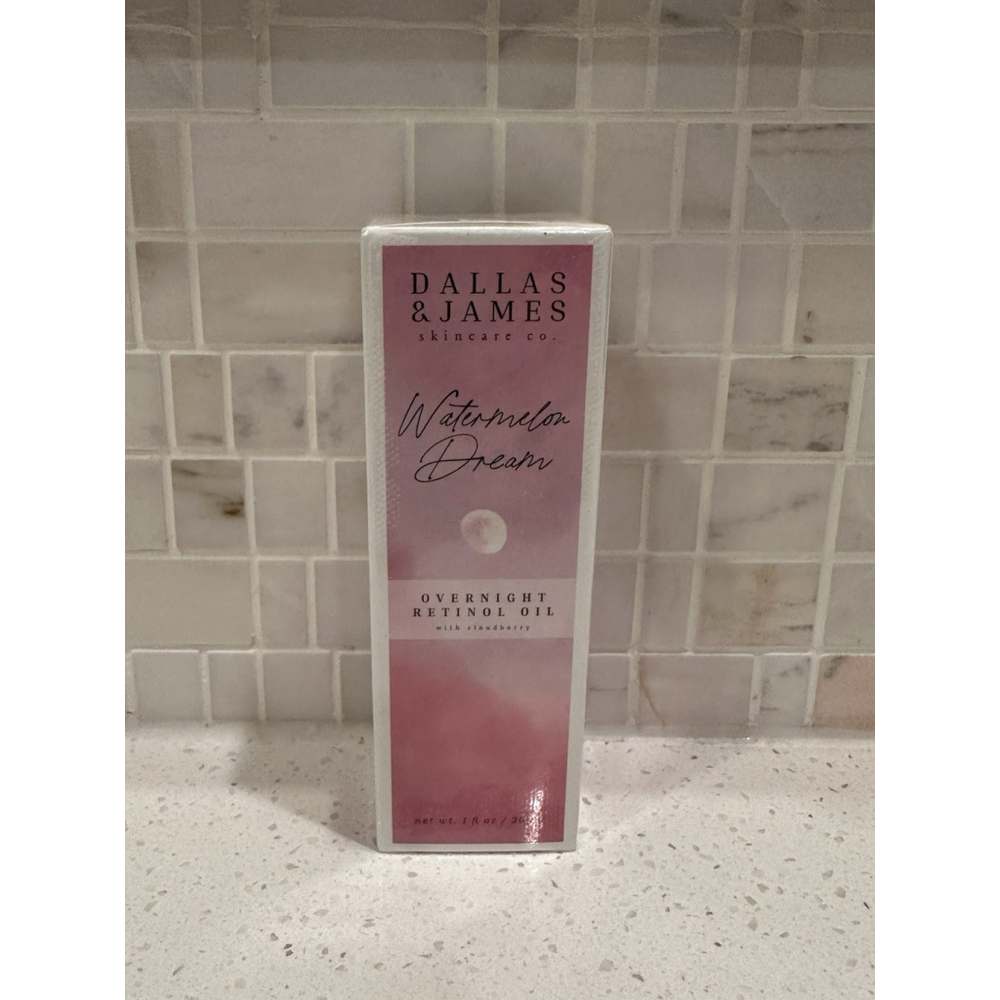 NIB Dallas & James Watermelon Dream Overnight Retinol Oil 1oz